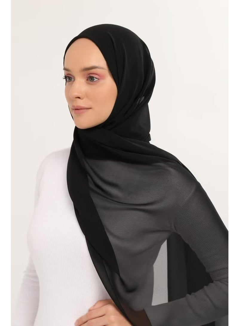 Altobeh Ready Practical Luxury Neck Collar Bonnet Chiffon Shawl - Image 2